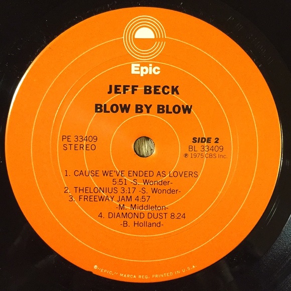Jeff Beck - “Blow By Blow” Vinyl LP - Picture 5 of 5
